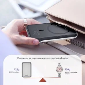Фото: Батарея універсальна Choetech B655 Mini 5000mAh Silver (6932112104779) № 6 | KTC