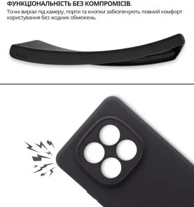 Фото: Чохол BeCover for Xiaomi Redmi Note 15 Pro 5G - Black (714974) № 5 | KTC