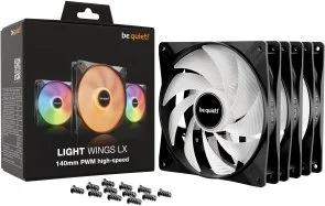 Фото: Кулер be quiet! Light Wings LX PWM High-Speed Black 3pcs (BL130) № 4 | KTC