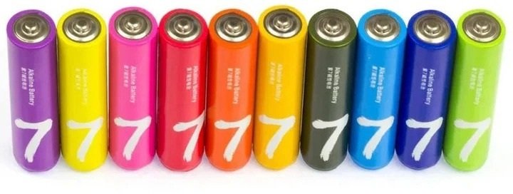 Батарейки Xiaomi CUKTECH B07 Rainbow Alkaline LR03 (AAA) BL/10