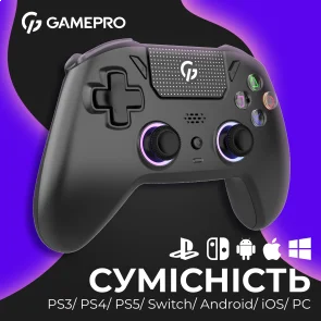 Фото: Геймпад GamePro GPS20BDOC Wireless Black № 5 | KTC