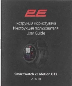 Фото: Смарт годинник 2E Motion GT2 47mm Black/Red plus strap Green (2E-CWW21BKRD-WS) № 8 | KTC