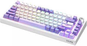 Клавіатура, Proove Gaming Coupe Huano Kobe WL/BT/USB, White/Purple ( Gaming )