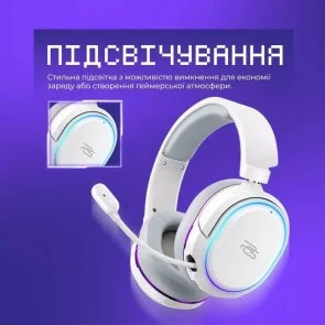 Фото: Гарнітура Proove Gaming Rapture White (GHRPPP010002) № 5 | KTC