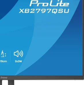 Фото: Монітор iiyama XB2797QSU-B1 Black - 27" IPS / 2560×1440 / 75 Гц / Adaptive Sync / Pivot / HAS № 13 | KTC