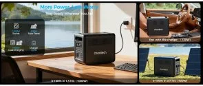 Фото: Зарядна станція Choetech BS068 1200W 1024Wh + Wi-Fi + BT № 7 | KTC
