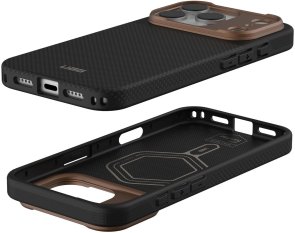  Чохол UAG for Apple iPhone 17 Pro Max - Fibr Armr Magsafe Kevlar Graphite/Bronz (114554113985)