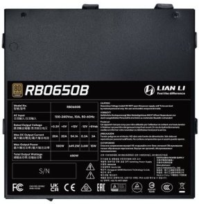 Блок живлення Lian-Li 650W RB 650B Black (G9P.RB0650B.B000.EU)