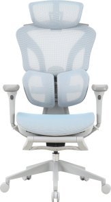 Крісло OfficePro Elite OC950GLB Gray/Light Blue