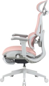 Крісло OfficePro Elite OC950GLP Gray/Light Pink