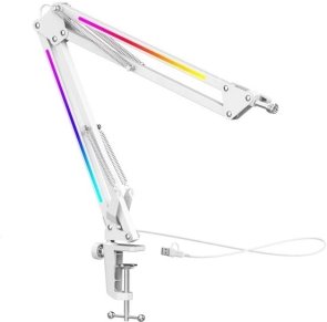 Пантограф Fifine BM38W RGB White