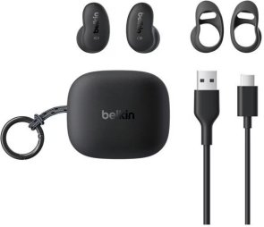 Гарнітура вкладиші Belkin Soundform Anywhere True Bluetooth, Black