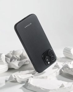 Чохол Pitaka for Apple iPhone 16 Pro Max - Summa UltraGuard Classic Twill 600D Black/Grey (KI1603PMPA)