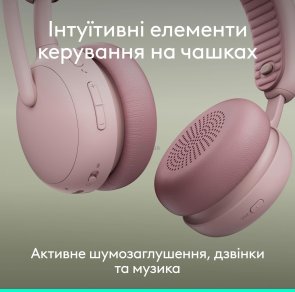 Гарнітура Logitech Zone Wireless 2 ES Rose (981-001510)