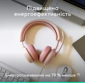 Фото: Гарнітура Logitech Zone Wired 2 Rose (981-001620) № 10 | KTC