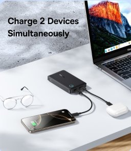 Батарея універсальна Baseus EnerFill FP11 10000mAh 15W Cosmic Black (P1008210C123-00)