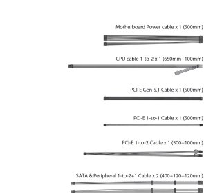 Блок живлення ASUS 850W TUF Gaming Gold Evo (TUF-GAMING-850G-EVO)