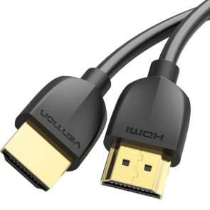 Кабель Vention Portable v2.0 4K 60Hz PVC HDMI / HDMI 0.5m Black (AAIBD)