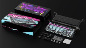 Клавіатура Gravastar Mercury V75 Pro 80key GravaStar x Gateron Magnetic Jade Gaming USB Cyberpunk