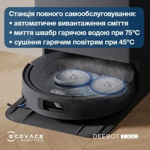 Фото: Робот-пилосос ECOVACS DEEBOT T30C Black (DLX71 BLACK) № 8 | KTC