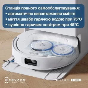 Фото: Робот-пилосос ECOVACS DEEBOT T30C White (DLX71 WHITE) № 6 | KTC