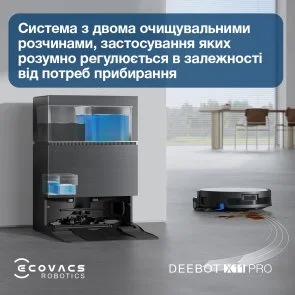 Фото: Робот-пилосос ECOVACS DEEBOT X11 PRO OMNI (DEX99-1 BLACK) № 17 | KTC
