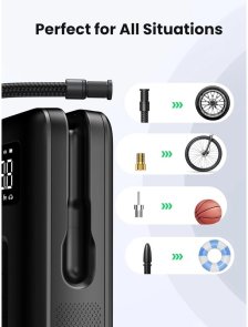 Автомобільний компресор UGREEN CD259 Portable Tire Inflator Black (UGR-15951)