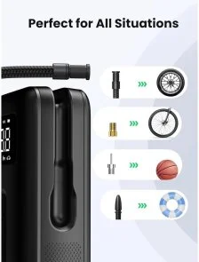 Фото: Автомобільний компресор UGREEN CD259 Portable Tire Inflator Black (UGR-15951) № 4 | KTC