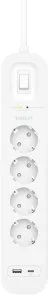 Фото: Мережевий фільтр Belkin SRB001VF2M-V2 4/2m 2xUSB White № 3 | KTC