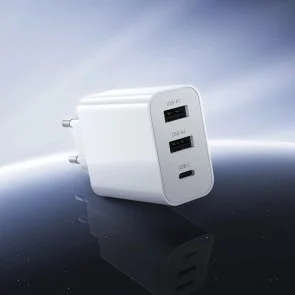 Фото: Зарядний пристрій BOROFONE BA105A Stellar 15W White with AM/Lightning (6941991125287) № 9 | KTC