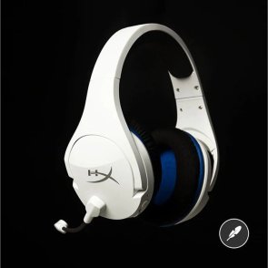 Гарнітура накладна HyperX Cloud Stinger Core для PS5/PS4 Bluetooth, White/Blue ( Gaming )