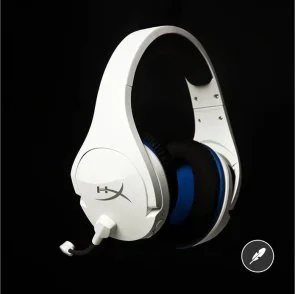Фото: Гарнітура HyperX Cloud Stinger Core for PS5/PS4 White/Blue (4P5J1AA) № 11 | KTC