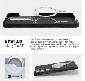 Фото: Чохол ArmorStandart for Samsung S26 Ultra - BlackIcon Aramid Plain MagCase Black (ARM90166) № 8 | KTC