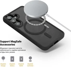 Фото: Чохол ArmorStandart for Samsung S26 - Unit MagSafe Black (ARM88800) № 4 | KTC