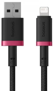 Фото: Кабель Baseus Dura Series 2.4A AM / Lightning 2m Black/Red (P10377801U01-03) № 2 | KTC