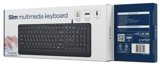 Клавіатура Gembird KB-MCH-05-CYRL Black