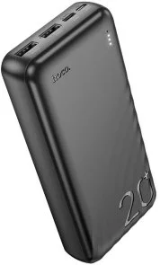 Фото: Батарея універсальна Hoco J123A Element 20000mAh 12W Black (6942007612067) № 2 | KTC