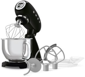 Планетарний міксер Smeg Style Aesthetic Black (SMF05BLEU)