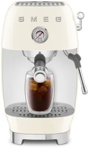 Фото: Ріжкова кавоварка Smeg Style Aesthetic Cream Glossy Finishing (ECF03CREU) № 10 | KTC