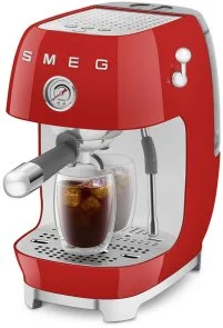 Фото: Ріжкова кавоварка Smeg Style Aesthetic Red Glossy Finishing (ECF03RDEU) № 8 | KTC