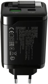 Зарядний пристрій Canyon OnCharge 65RC GaN 65W Black (CNS-CURC65ACB)