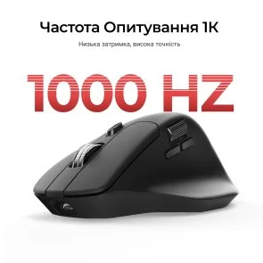 Фото: Миша Keychron M6S PixArt PAW3311 Black (M6S-A72) № 8 | KTC