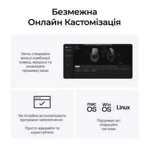 Фото: Миша Keychron M6S PixArt PAW3311 White (M6S-B72) № 10 | KTC