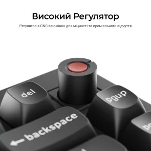 Фото: Клавіатура Keychron V1 8K Keychron Super Red Switch RGB Black (V1W-D1-UA) № 14 | KTC