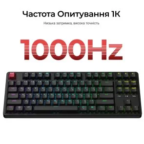 Фото: Клавіатура Keychron C3 Max Super Red Switch RGB Black (C3M-H1-UA) № 8 | KTC