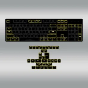 Фото: Набір кейкапів Hator OMA Profile PBT Keycap Set B-part ANSI/ISO White (HTS513) № 4 | KTC