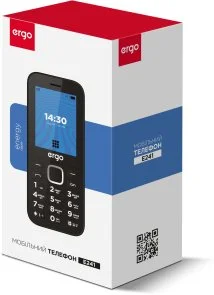 Фото: Мобільний телефон ERGO E241 Red № 3 | KTC