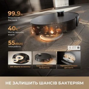Фото: Робот-пилосос Dreame Bot X60 Ultra Complete White (RLX87DE-wh) № 9 | KTC