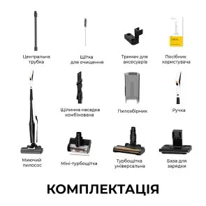 Фото: Ручний бездротовий пилосос DEERMA VX300 Mix (DEM-VX300 MIX) № 2 | KTC