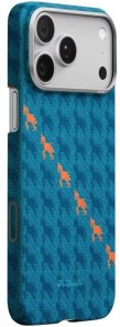 Чохол Pitaka for Apple iPhone 17 Pro Max - Edge Ultra-Slim Happiness Rides Indigo (HR1702PM)
